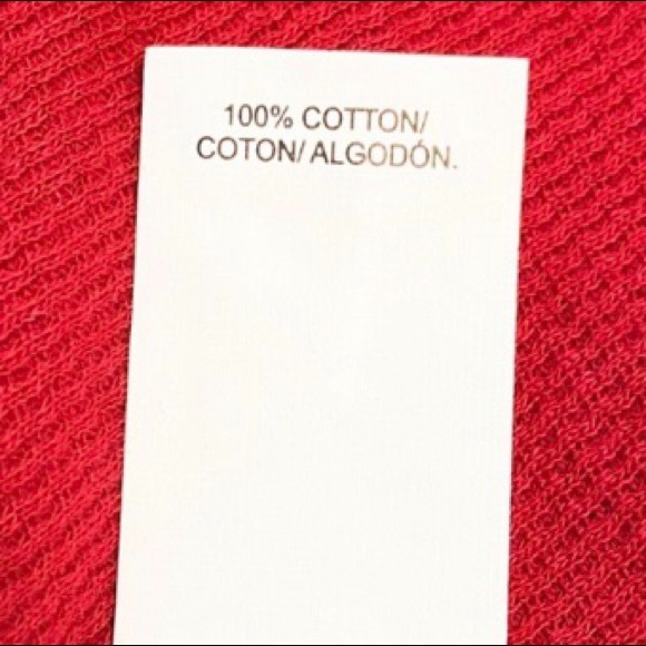 Lucky Brand Burgundy Red Floral V-Neck Waffle Knit Top NWT - Picture 11 of 13